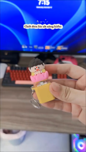 Móc Khóa Gõ Mõ Hài Hước Mini – Tụng Kinh Vui Nhộn Tịnh Tâm Nhanh Quà Tặng Siêu Lầy