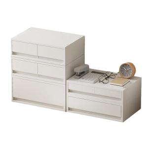 Nayumei Japanese-Style Stackable Drawer Storage Box Office Desk Surface Panel A4 File Multilayer Storage Storage