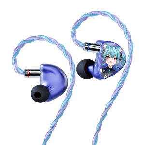 CVJ NEW ARIA Earphone High-Performance Nano-Crystal Coated 10MM Dual Magnetic Circuit + CCAW Voice Coil In-Ear Headphones