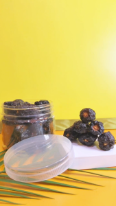 Kurma Ajwa Aliyah Castle Farm Organic Premium Jumbo 250gr - Kurma Nabi -ALELAL STORE