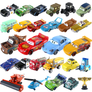 Disney Pixar Cars Lightning McQueen Sally Carrera Mater Cruz Ramirez Chick Hicks Jackson Storm‌ Diecast Metal Toy Birthday Gifts