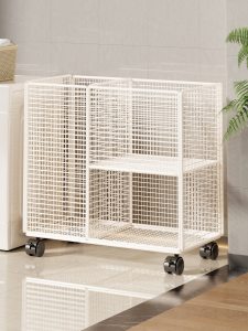 WUBUWEI | Bathroom Storage Shelf Laundry Cart Organizer