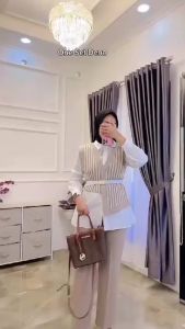 COD Dena One Set Matt CRINGKLE Knite Mix CRINGKLE Size XL Free Belt Setelan Terbaru 2024 Viral Trendy