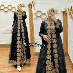 Gamis tille bordir dk busana / Gamis pesta / Gamis mewah /Gamis cantik / gamis Terlaris