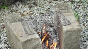 Boundless Voyage Titanium  BBQ Grill ถ่านบาร์บีคิวย่างอาหารเตาคาร์บอนแก๊ส Grill Camping Beach Picnic Cook เครื่องมือ