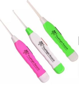 Plastic Flashlight Earpick Ear Wax Cleaner Tool Ear Care