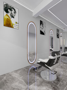 Wallpaper Salon Tóc 2023 Mẫu Mới Nổi Tiếng Trang Trí Tường Phòng Làm Đẹp Dán Tường PVC Chống Thấm Nước Phong Cách Hiện Đại Đơn Sắc