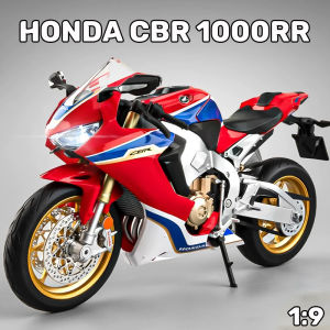 1:9 Scale Honda CBR 1000RR Alloy Motorcycle Model Diecast Car Sound Light Car Lovers Collection Kids Birthday Gift Metal Boys Toys