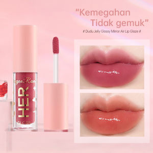VEDO 💕COD Her Dragon Ranee Lip Gloss Moisturizing Lip Glow Lipstik Tahan Air Lip Glaze Matte Lipstik Tahan Lama