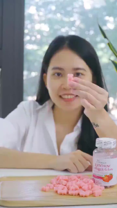 NATURE GLOW Glutathione Collagen Glow Anti-Aging Whitening Skin Collagen Gummies NATURE GLOW Glutathione Collagen Glow Anti-Penuaan Pemutih Kulit Kolagen 60pcs Gummies