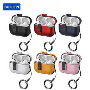 Double Protection Case Compatible for AirPods 4 ANC and AirPods Pro 2nd/1st Gen with Secure Lock Automatic Pop-up Full-Body Shockproof Soft Hard Protective Cover for AirPod Pro 3