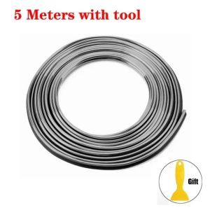 Universal Flexible PVC Car Mold Decoration Strip - Easy-to-Install Interior Car Styling Accessory Insert Strip