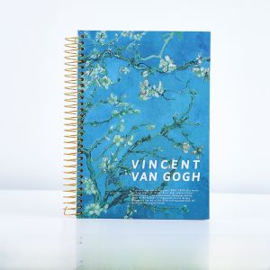 Retro B5 Spiral Notebook Thickened Simple Style Small Clear Creative Business Notebook for Students And Artistic Youth