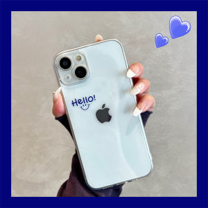 Lucky Text Pure Color Simple Design Apple 14Promax Phone Case New 14Plus Transparent Full Cover iPhone13 AntiFall Couple 7 Women 12Mini/11/15 Protective Cover 8p