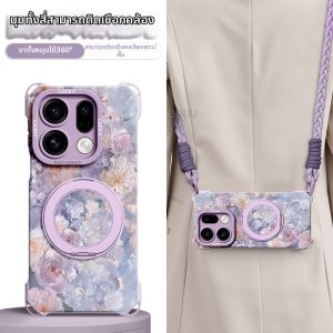 GGUU | Oil Painting Flower Pattern Anti-drop Phone Case with Rotating Bracket Soft
