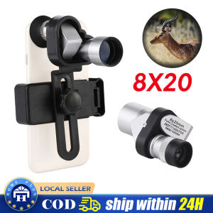 8x20 HD Mini Pocket Zoom Monocular: A Compact Outdoor Telescope for Hunting & Camping