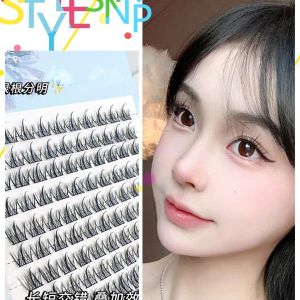 Non-glue False Eyelashes 10 Rows Super Large Capacity Comfortable Fairy Hair Easy to Use Natural Looking Beauty Tools