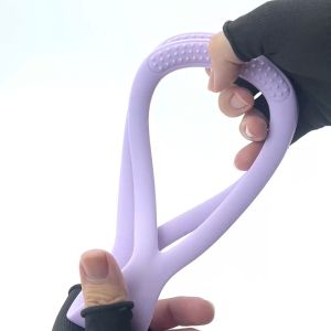 25lb Resistance Band Shoulder Back Leg Pull Rope Stretch Silicone High Elastic Yoga Fitness Gym