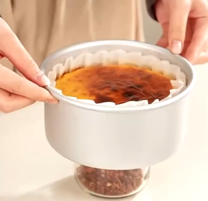 กระดาษรองอบชีสเค้ก ชีสเค้กหน้าไหม้ กันน้ํามัน กระดาษรองอบ ดูดซับน้ำมัน แม่พิมพ์เค้ก แพ็คละ 50 ชิ้น ใช้งานได้ทันทีโดยไม่ต้องพับ Basque cheesecake parchment