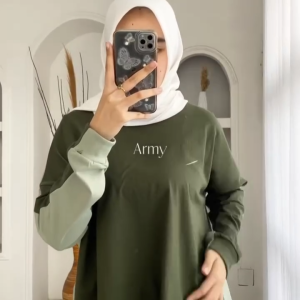 Blouse Wanita Korean Style Aysilla Blus Kaos Katun Combed 24s M L XL XXL 3XL Baju Atasan Jumbo Terbaru Ootd Casual Hijab Kaos Oversize Cewek Kekinian Outfit Remaja Viral