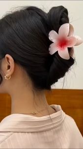 กิ๊บติดผมดอกไม้แฟชั่นสาวกิ๊บอะคริลิกชัมเม ผอร์บีชเครืองประดับผมผู้หญิงกิบติดผมน่ารักๆ