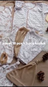 Promo Paket Terbaru Baju Bayi Newborn Set Coksu Usia 0-3 bulan
