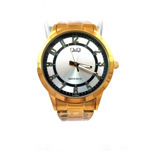 Q&Q C10A-066PY Gold-Tone Mens Stainless Steel Watch