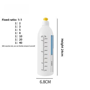 Pet Bath Liquid Dilution Bottle with Scale Dog Shampoo Proportion Bottle Multi-Purpose Bathing Solution Special Packaging