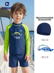 Momasong | Sunscren Cartoon Dinosaur Boys Swimwear