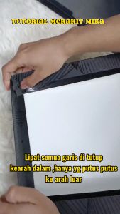 Cake Box Kotak Kue Mika Transparan Dus Hadiah - Tutup Hologram 25x25