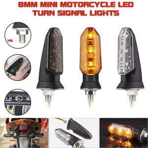 Motorcycle Turn Signal LED Blinker Amber Indicator LED Lamp 12V For Yamaha FZ 1 YZF R3 R6 R1 MT 07 09 FZ6 Tracer 900 Tenere 700