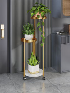 WUBUWEI | Ornamental Stand Display Rack Multilayered Flower Shelf Indoor Balcony Iron Art
