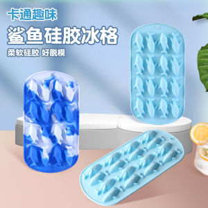 Creative Shark Shape Silicone Ice Tray Home Use Ice Cube Storage Ice Maker Kitchen Cooking Utensils Ice Tray/ice Maker