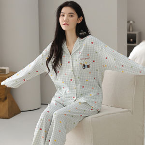 Áo ngủ MiiOW cho nữ làm  vải cotton nguyên chất rộng rãi thoải mái