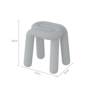 Ouye Dressing Table Dedicated Makeup Stool Girls Bedroom Minimalist Dressing Stool Internet Celebrity Ins Accessible Luxury Small Stool Chair