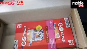ซิมท่องเที่ยว TruemoveH 5G Go Travel แถมเข็มจิ้มซิม