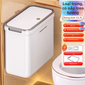 Joybos | Thùng Rác Treo Tường Có Nắp Cho Khoảng Trống Hẹp