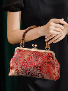 MEIFEI | Embroidered Red Vintage Chinese Style Handbag for Cheongsam and Evening Gown