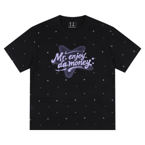 MEDM | Full Stars Polka Dots Colorful Hand-painted Letter T-Shirt