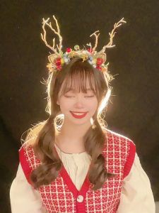 เขากวางคริสมาส ที่คาดผมคริสมาส หรูหราสุดหรู สวมหัวเด็ก การตกแต่งงานเทศกาล พร็อพถ่ายรูป ณ กรุงเทพฯ