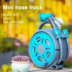 Automatic Collector Coil 12m Garden Hose Collector Coil Water Outdoor Spray Tool Car Cleaning Tool