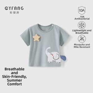 CAIYINGFANG | Cotton Cartoon Breathable T-Shirt Summer Clothing