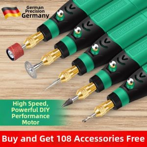 MUZHAN | Portable Electric Drill for Jade Carving Wood Polishing Small Handheld Tool