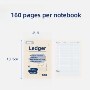 2026 Yearly Daily Expense Tracker Notebook Cute Female Cash Flow Account Book Home Use Budget Planner Childrens Money Book