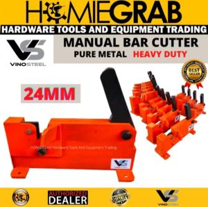 VINO STEEL Bar Cutter - Manual Bar Cutter 24MM / 25MM Capacity‼️PURE METAL‼️Heavy Duty‼️