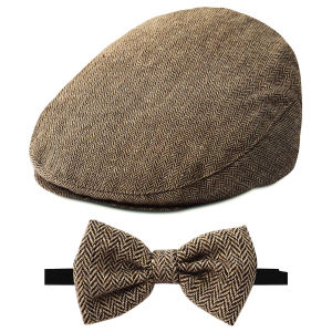 Hat for Kids Retro Beret Cap Toddler Herringbone Flat Painter Sumbrero Girl Outdoor Beanie Infant Birthday Baptism Photography Accessories