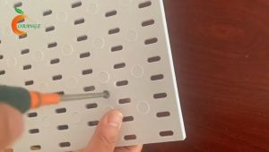 DTG แผ่นกระดานติดผนัง กระดานแขวนติดผนัง บอร์ดแขวนผนัง ชั้นวางของ สําหรับตกแต่งผนัง ใช้กาวสองหน้าในการติด ไม่เจาะผนัง