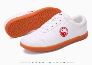 Chen Jiagou Tai Chi Shoes Genuine Cowhide Tendon Bottom Summer Cut Out Breathable Tai Chi Shoes Morning Exercise Martial Arts Shoes Sneaker