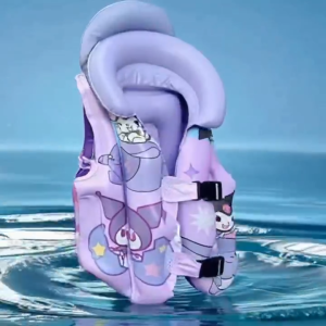 Childrens life jacket Cartoon inflatable swimming suit Kuromi Design buoyancy life jacket