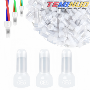 180/150/120pcs closed end crimps connector nylon insulation wire end caps protective terminal kit AWG22-16 16-14 12-10 gauge